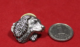 Значок "Голова спаниеля" (А24) Значок "Голова спаниеля" (А24)