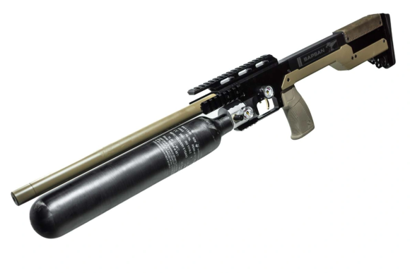 Пневматична гвинтівка (PCP) ZBROIA Sapsan TAC-MC 550/700 (кал. 4,5 мм, coyote)