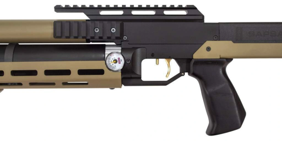 Гвинтівка пневматична (PCP) ZBROIA Sapsan TAC-M 450/220 (кал. 4,5 мм, coyote)
