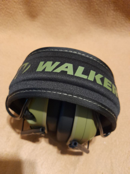 Захисні активні навушники Walkers Razor Slim Olive "Patriot"