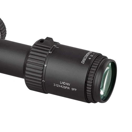 Приціл DISCOVERY OPTICS LHD-NV 3-12X42 SFIR SFP (30 мм, з підсвічуванням)