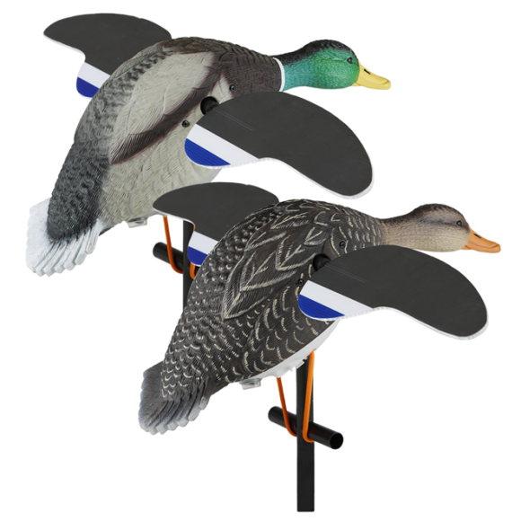 Чучела утки и селезня c вращающимися крыльями от Lucky Duck, комплект  Lucky Pair II
