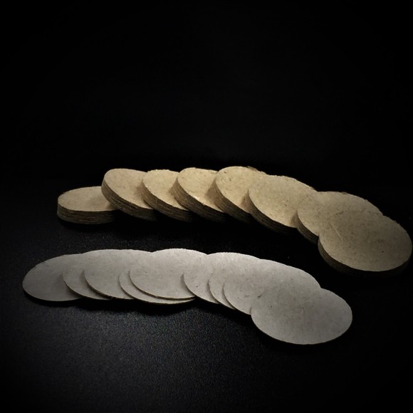 Картонні прокладки на порох та дріб (50 шт. на порох, 50 шт. на дріб)