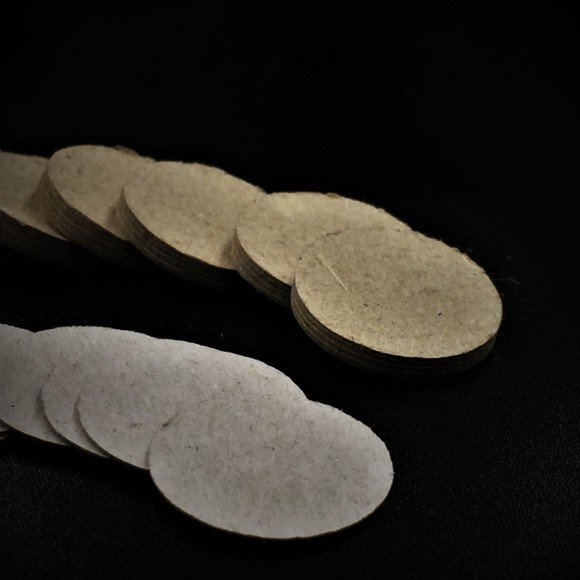 Картонні прокладки на порох та дріб (50 шт. на порох, 50 шт. на дріб)