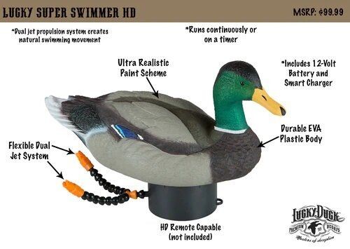 Чучело селезня Super Swimmer HD Lucky Duck Чучело селезня Super Swimmer HD Lucky Duck