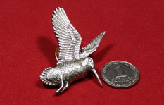 Значок "Взлетающий вальдшнеп" (B39)