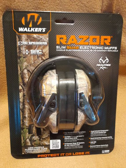 Захисні активні навушники Walkers Razor Quad Xtra Camo