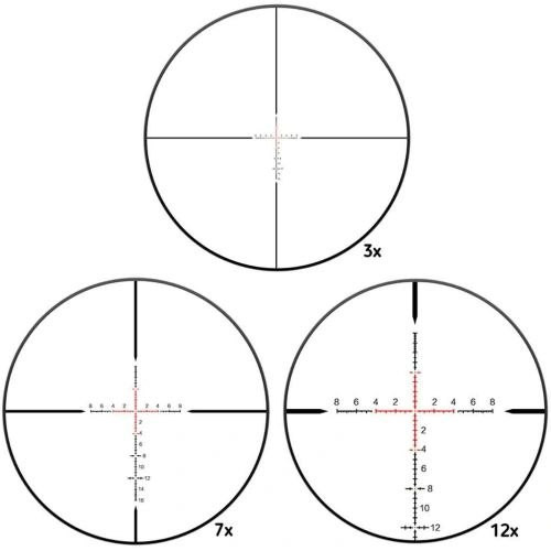 Приціл DISCOVERY OPTICS HD 3-12X44 SFIR (30 мм, з підсвічуванням)